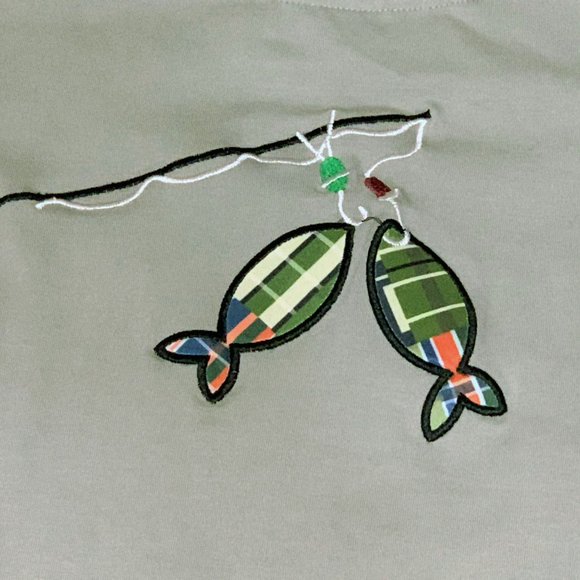 NEW Boutique Boy Fishing 2pc spring outfit short set - Picture 3 of 4